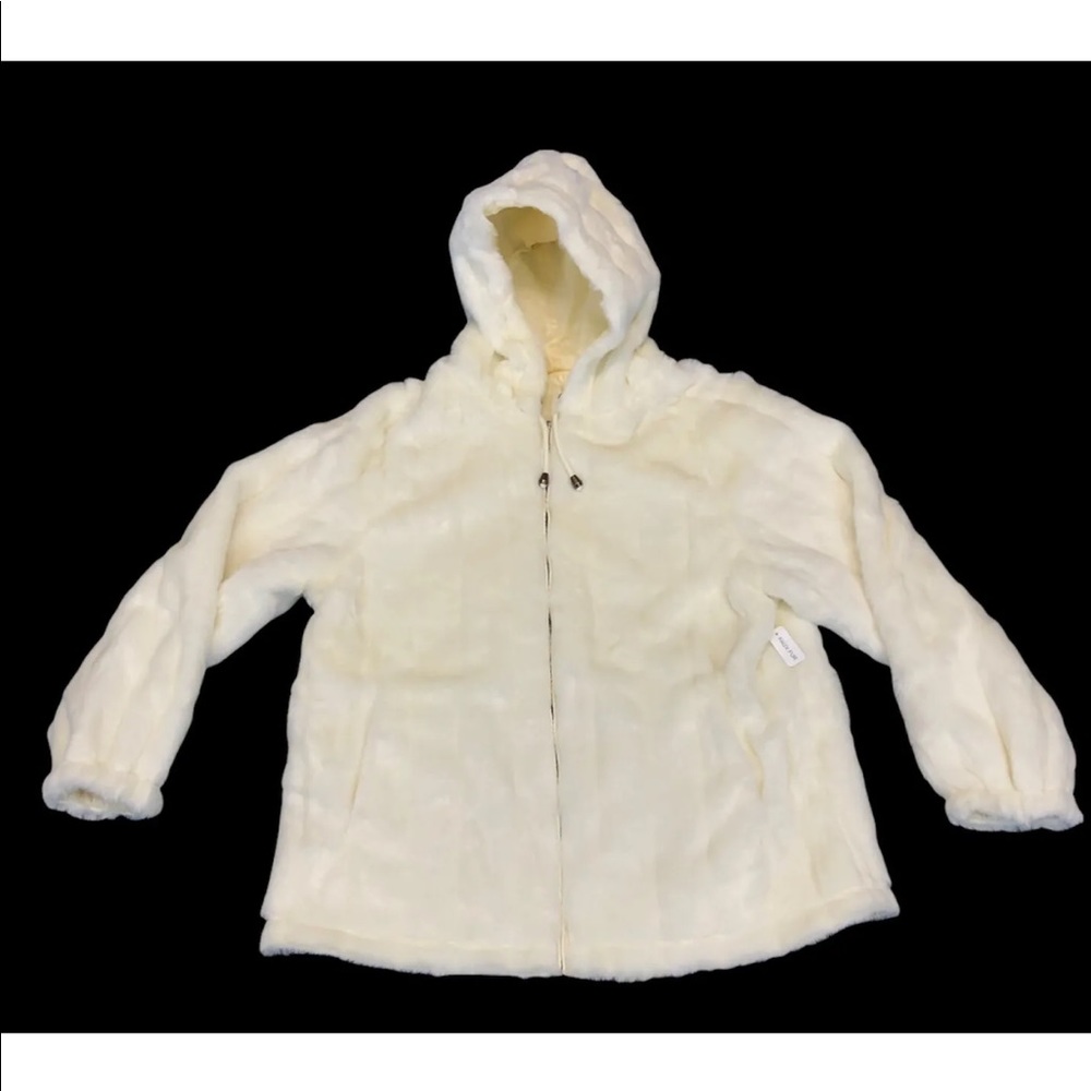 Serbin Sport Faux Fur Reversible Hooded Jacket